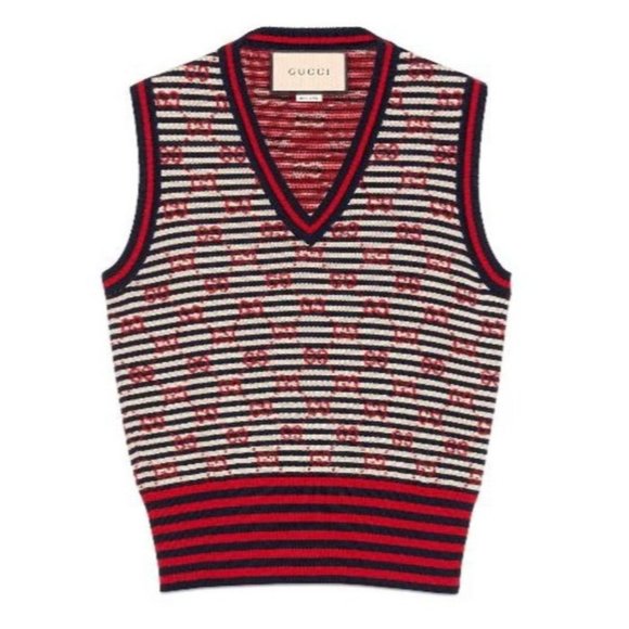 Gucci Tops - Gucci Red Fitted Ribbed Tank Top